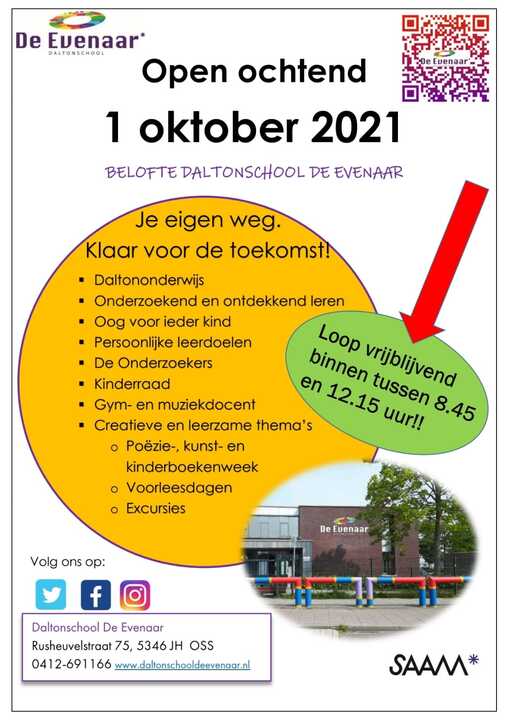 Openochtend 1 oktober 2021