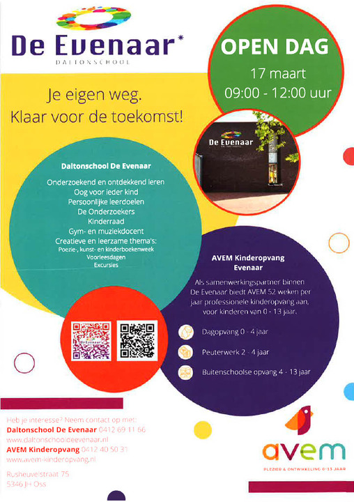 Opendag 17 maart 2023